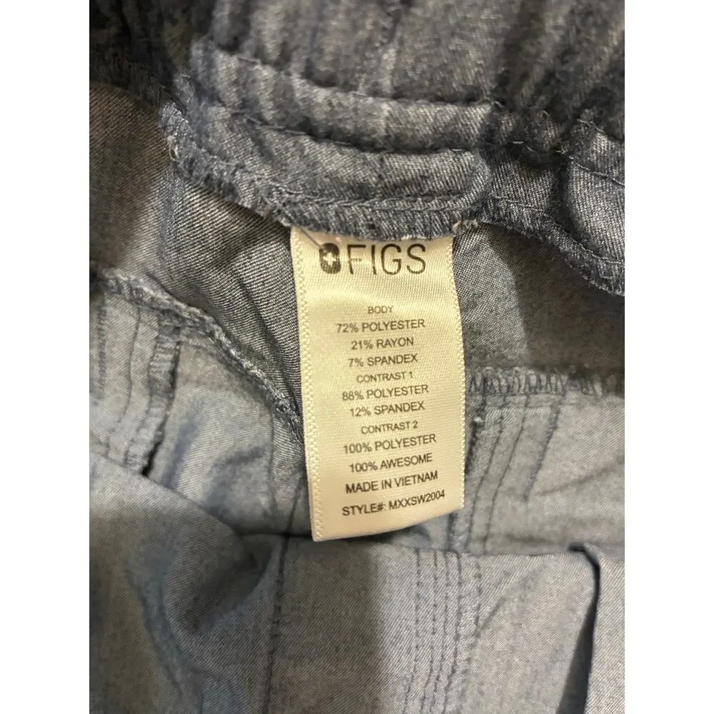Figs Men's Tansen Joggers Heather Denim Gray XXL